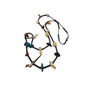 Vintage Heishi Fetish Necklace (A8658)